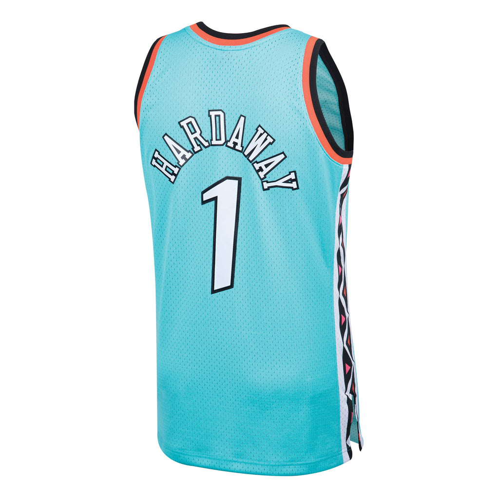 1996 NBA All-Star Game Penny Hardaway Mitchell & Ness Teal Hardwood Classics Swingman Jersey for Men product image 4,
