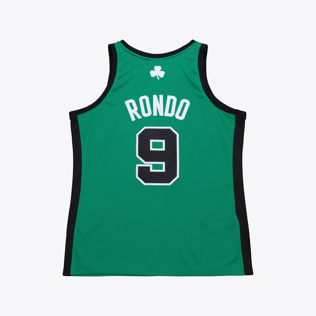 Boston Celtics Rajon Rondo Mitchell & Ness Kelly Green 2007-08 Hardwood Classics Authentic Jersey for Men product image 3,