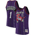 Toronto Raptors Tracy McGrady Mitchell & Ness Purple Hardwood Classics Swingman Jersey for Men product image 1, provided for