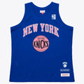 New York Knicks Mitchell & Ness x BLACKPINK Blue Hardwood Classics Swingman Jersey - Limited Edition for Men product image