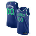 Minnesota Timberwolves Nike Blue Authentic Custom Jersey - Icon Edition for Men product image 1, provided for visual