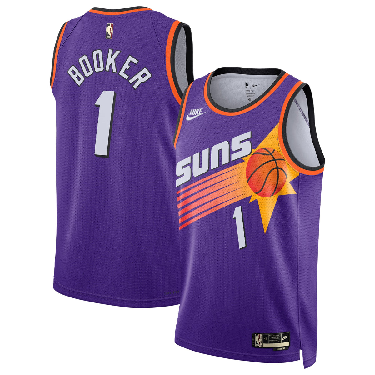 Phoenix Suns Devin Booker Nike Purple Swingman Jersey - Classic Edition for Men product image 1, provided for visual