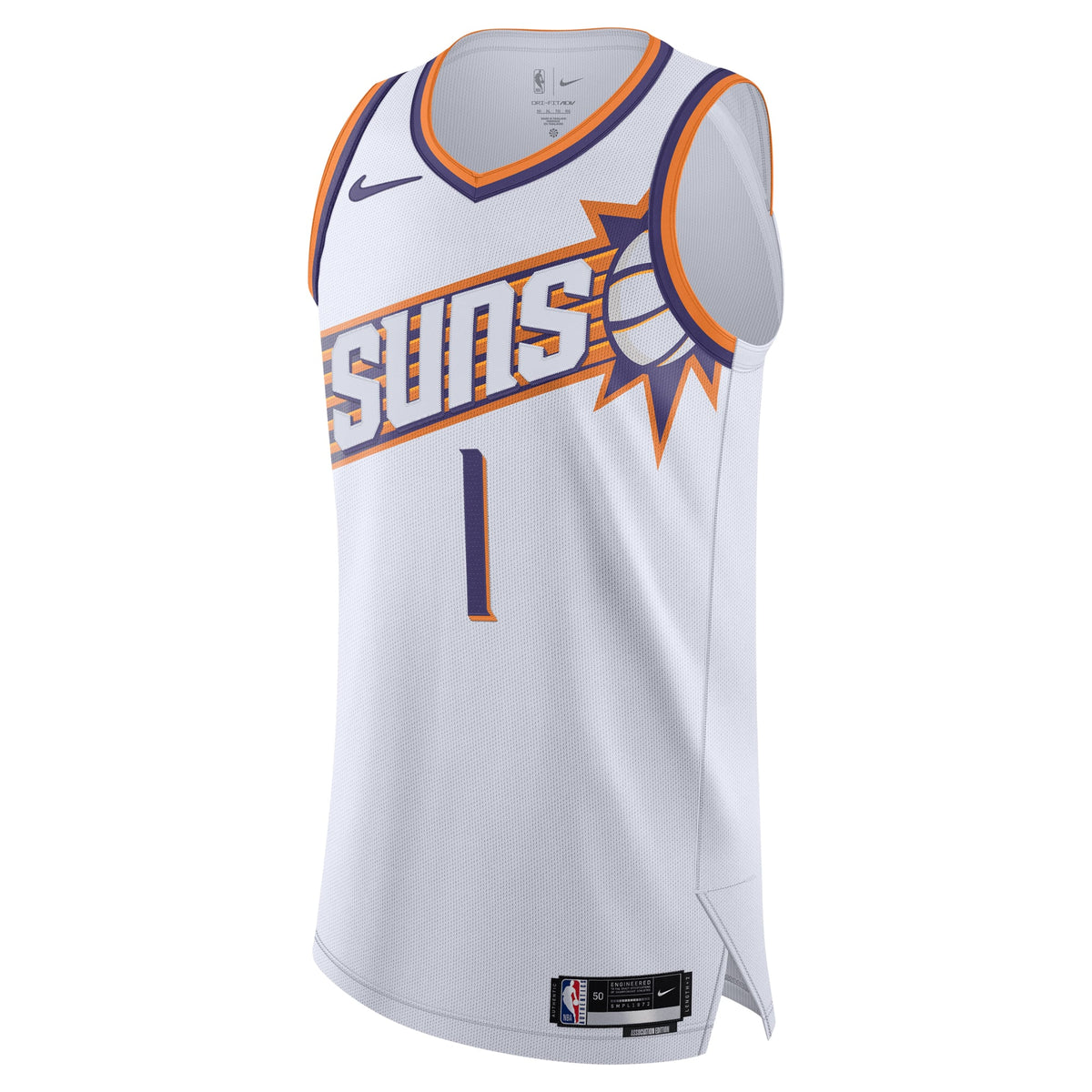 Phoenix Suns Devin Booker Nike White Authentic Jersey - Association Edition for Men product image 3, provided for visual