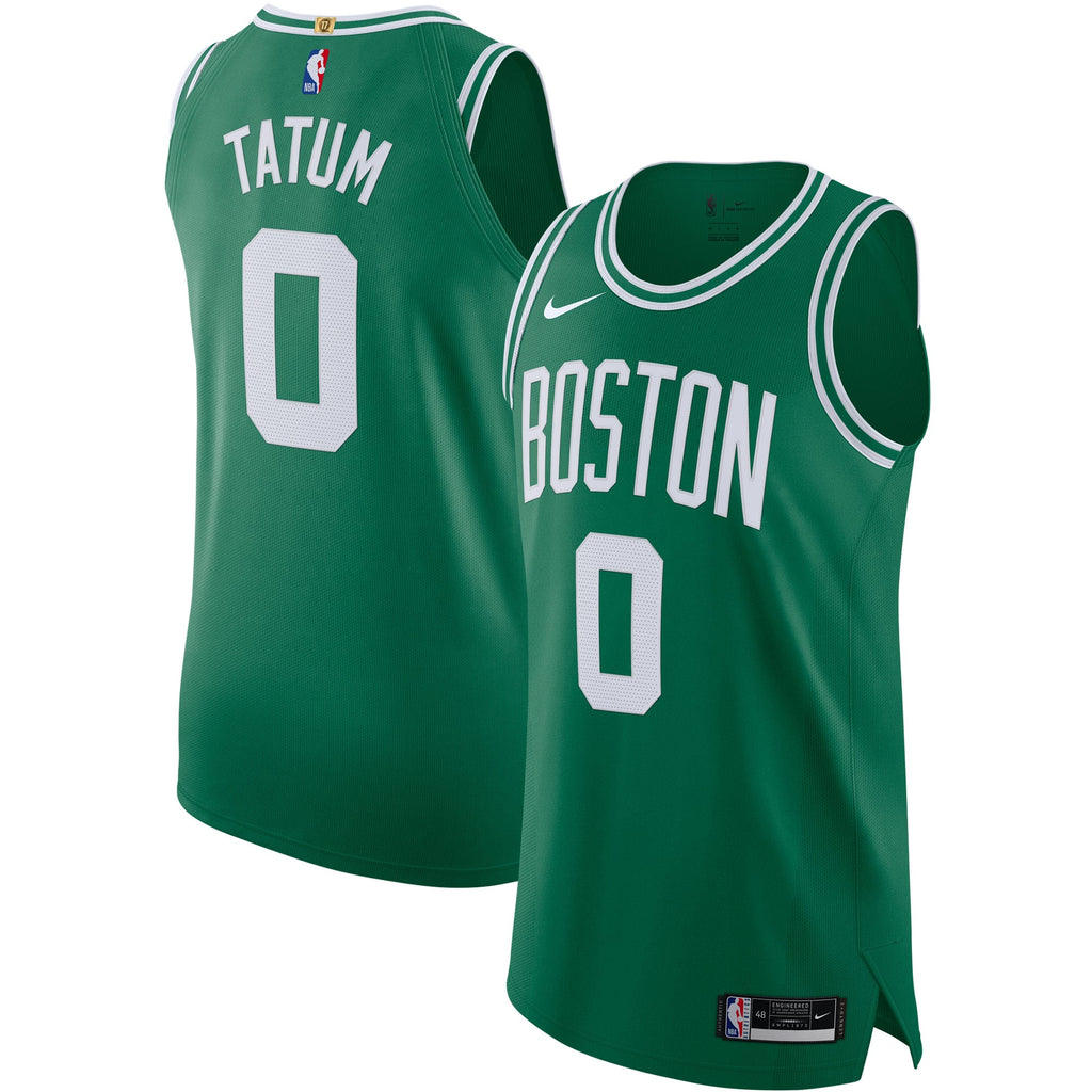 Boston Celtics Jayson Tatum Nike Kelly Green Authentic Jersey - Icon Edition for Men product image 2, provided for visual