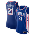 Philadelphia 76ers Joel Embiid Nike Royal Authentic Jersey - Icon Edition for Men product image 1, provided for visual