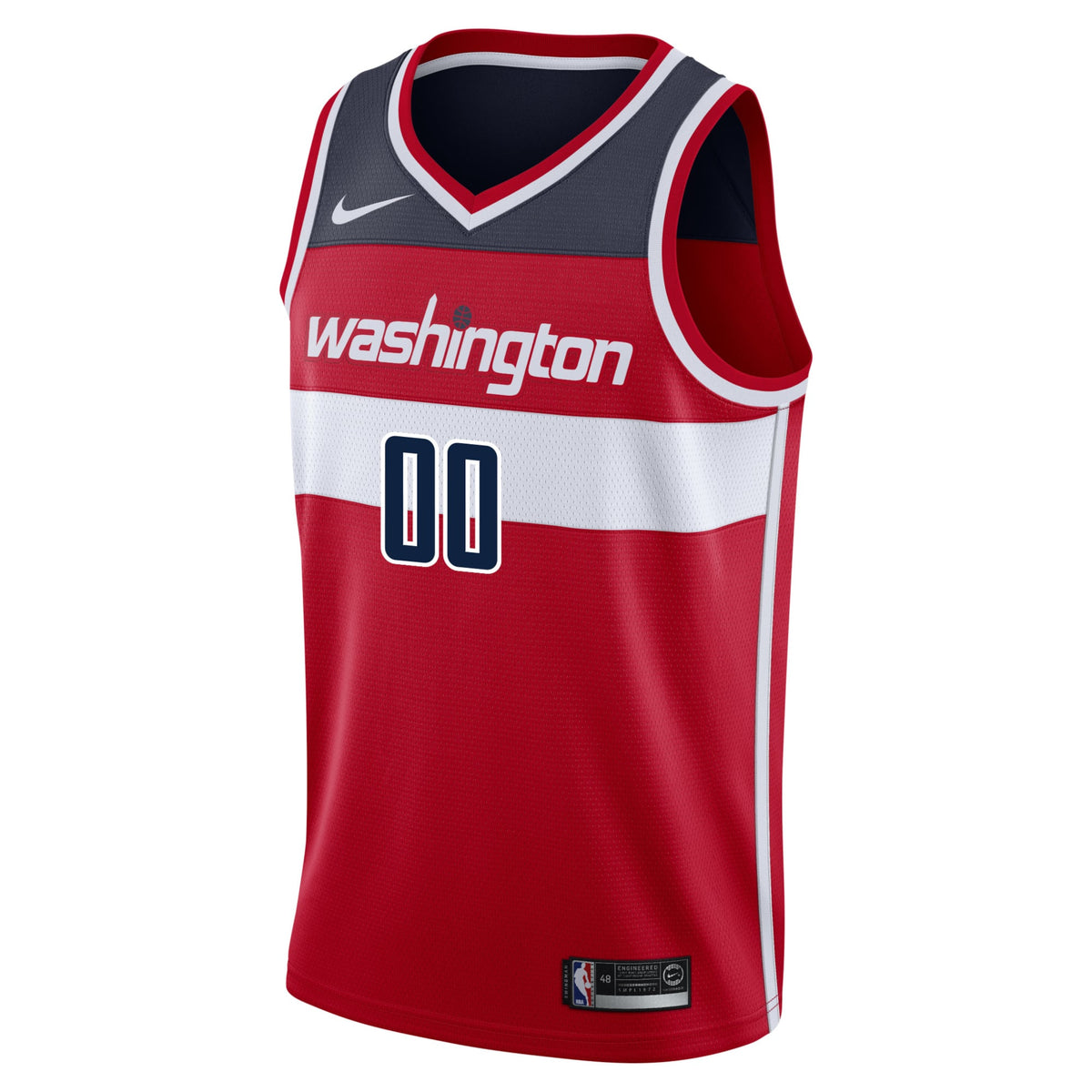 Washington Wizards Nike Red Swingman Custom Jersey - Icon Edition for Men product image 3, provided for visual reference and