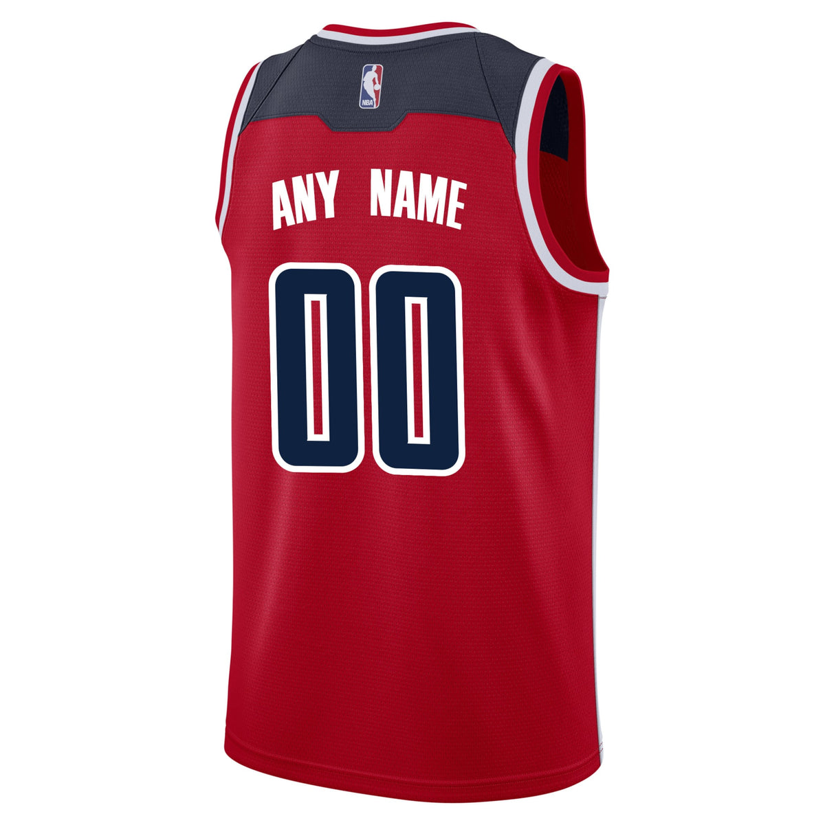Washington Wizards Nike Red Swingman Custom Jersey - Icon Edition for Men product image 4, provided for visual reference and