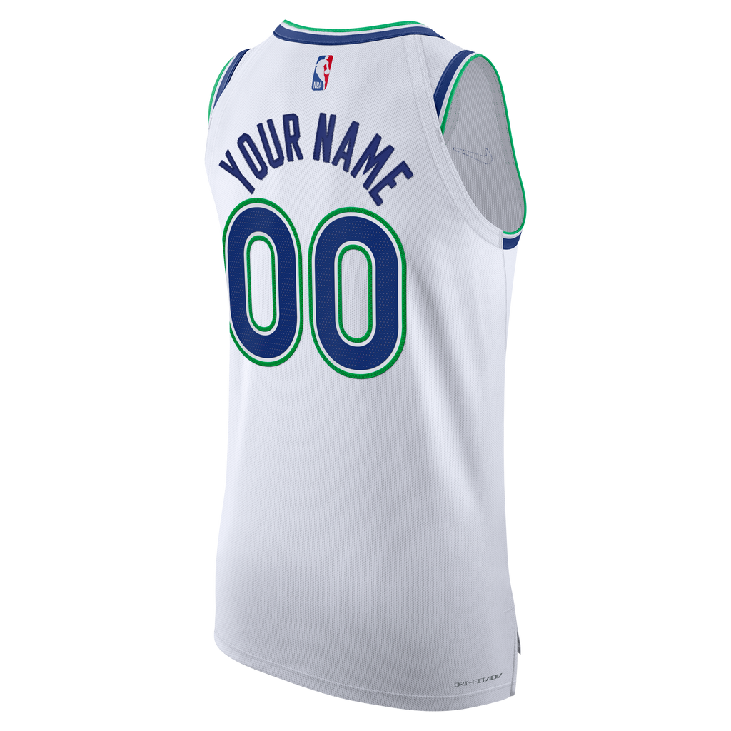 Minnesota Timberwolves Nike White Authentic Custom Jersey - Association Edition for Men product image 4, provided for visual