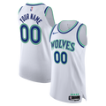Minnesota Timberwolves Nike White Authentic Custom Jersey - Association Edition for Men product image 1, provided for visual