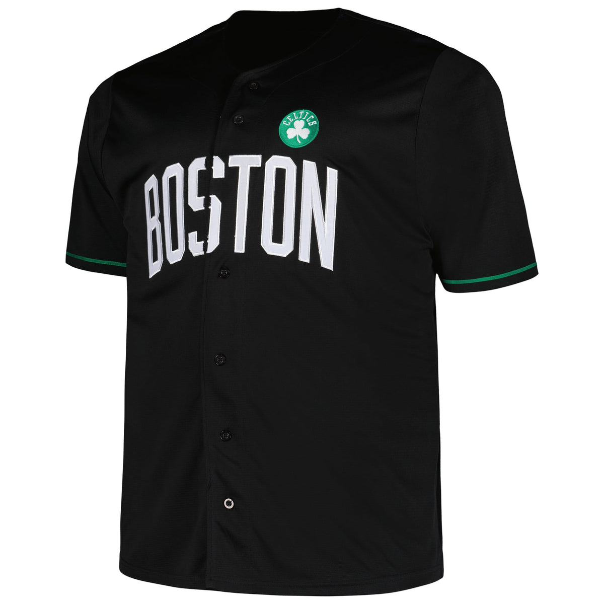 Boston Celtics Profile Black Big & Tall Pop Jersey for Men product image 3, provided for visual reference and product detail