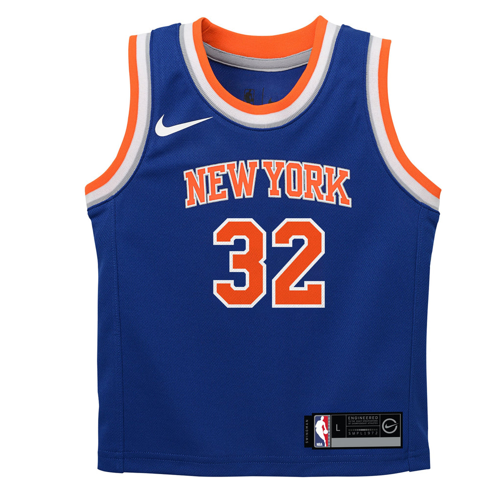 Preschool New York Knicks Karl-Anthony Towns Nike Blue Replica Swingman Jersey - Icon Edition product image 3, provided for