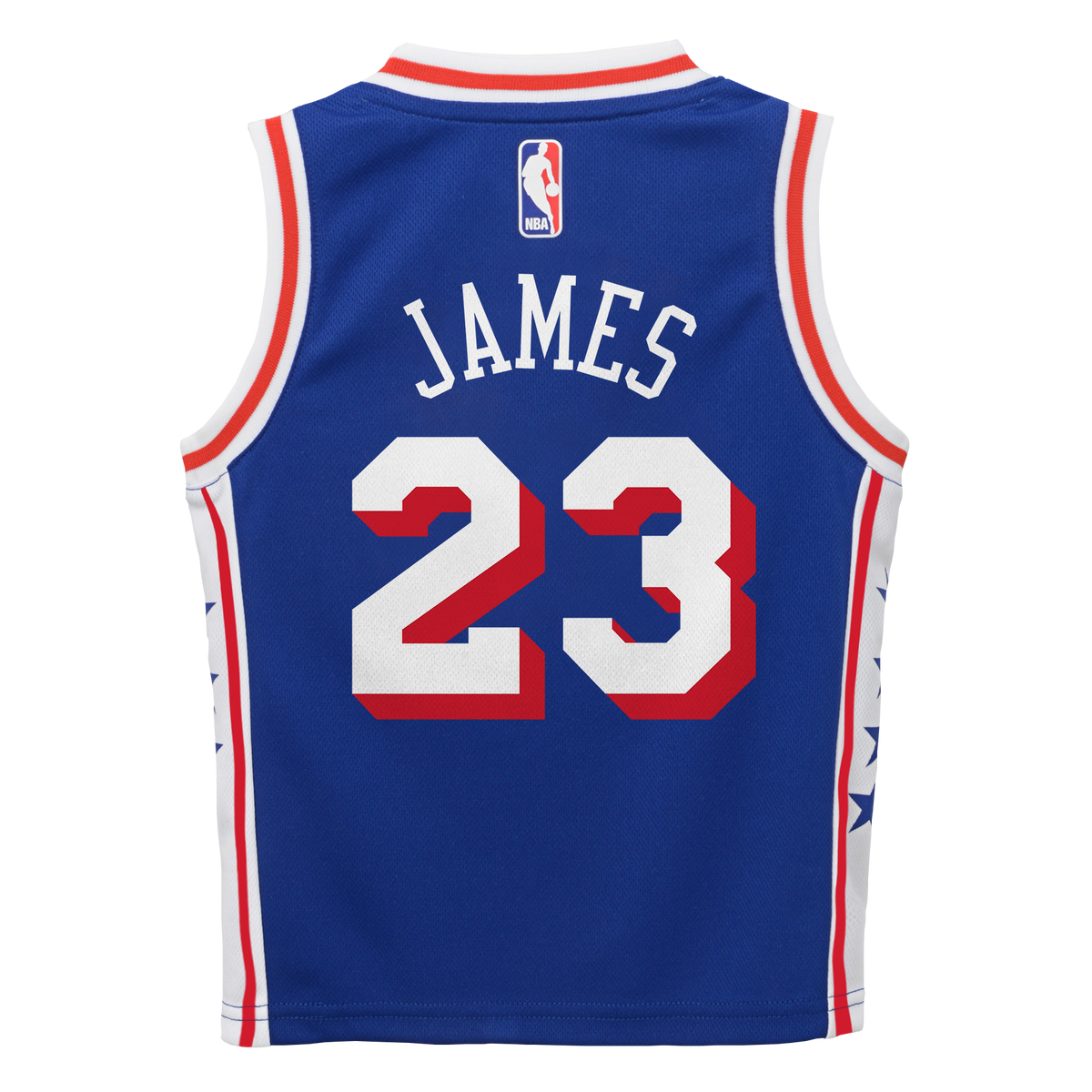 Preschool Philadelphia 76ers LeBron James Nike Royal Swingman Swingman Jersey - Icon Edition product image 4, provided for