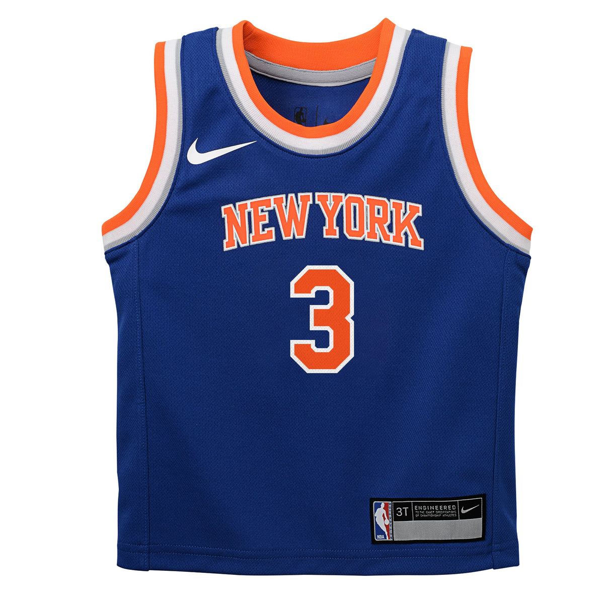 Toddler New York Knicks Josh Hart Nike Blue Replica Swingman Jersey - Icon Edition product image 3, provided for visual