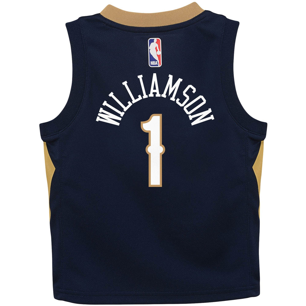 Toddler New Orleans Pelicans Zion Williamson Nike Navy Replica Jersey - Icon Edition product image 4, provided for visual