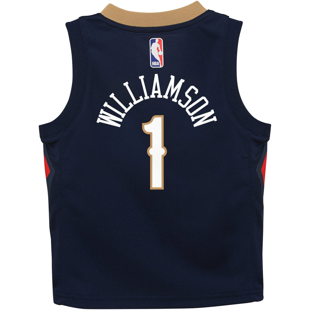 Toddler New Orleans Pelicans Zion Williamson Nike Navy Swingman Player Jersey - Icon Edition product image 4, provided for