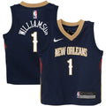 Toddler New Orleans Pelicans Zion Williamson Nike Navy Swingman Player Jersey - Icon Edition product image 1, provided for
