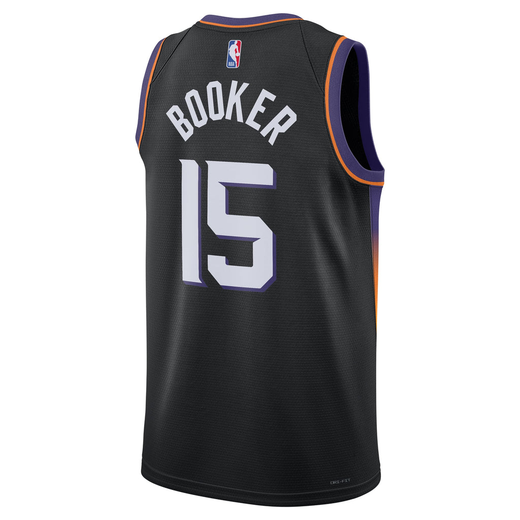 Unisex Phoenix Suns Devin Booker Jordan Brand Black Swingman Jersey - Statement Edition product image 4, provided for visual