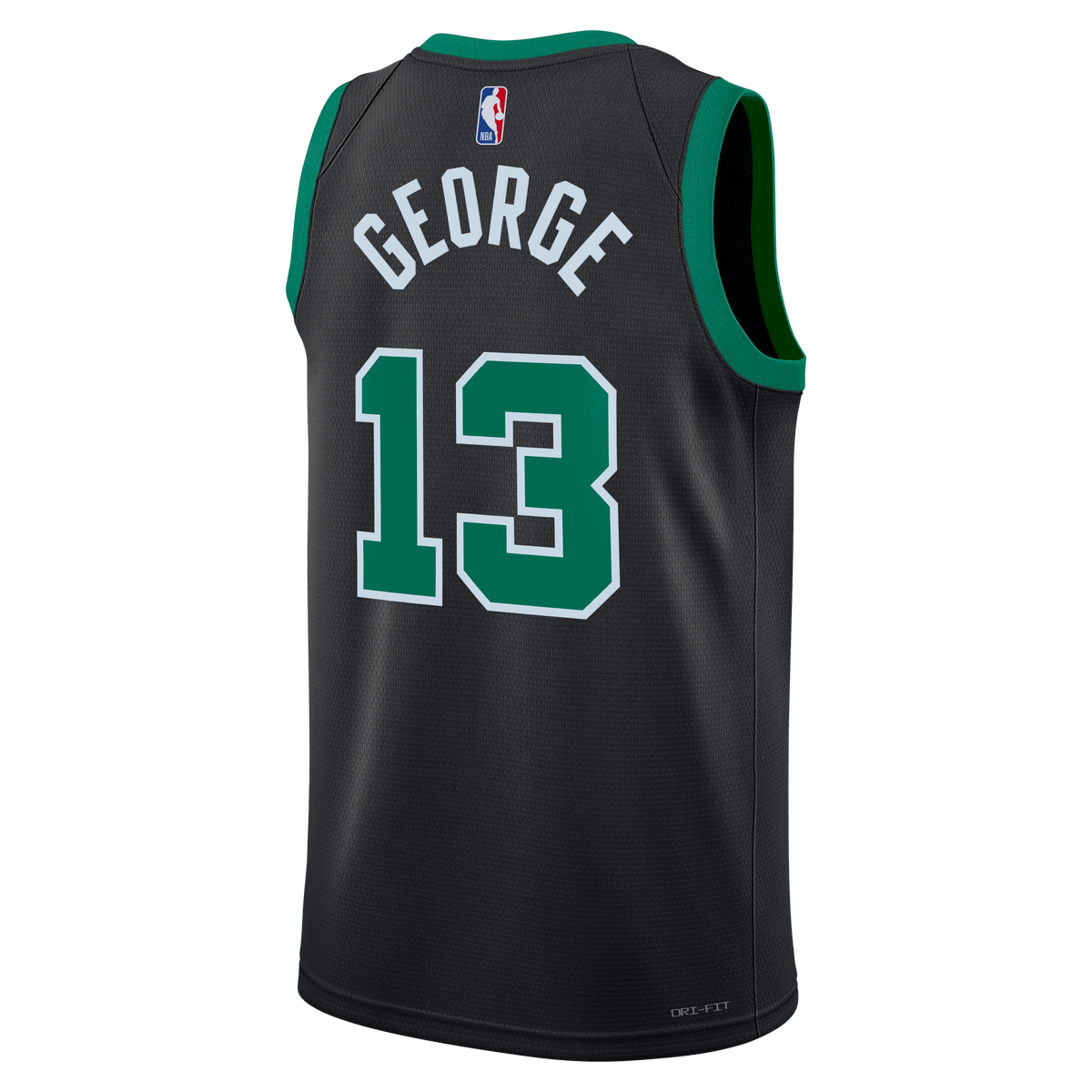 Unisex Boston Celtics Paul George Jordan Brand Black Swingman Jersey - Statement Edition product image 4, provided for