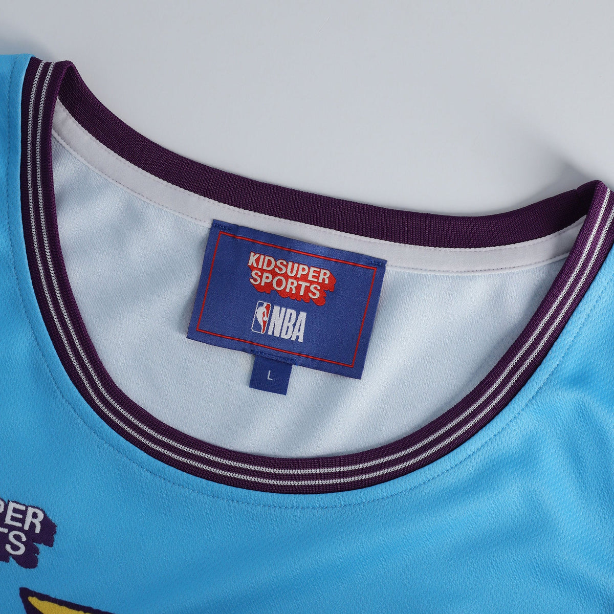Unisex Sacramento Kings NBA & KidSuper Studios by Fanatics Blue Hometown Jersey product image 6, provided for visual