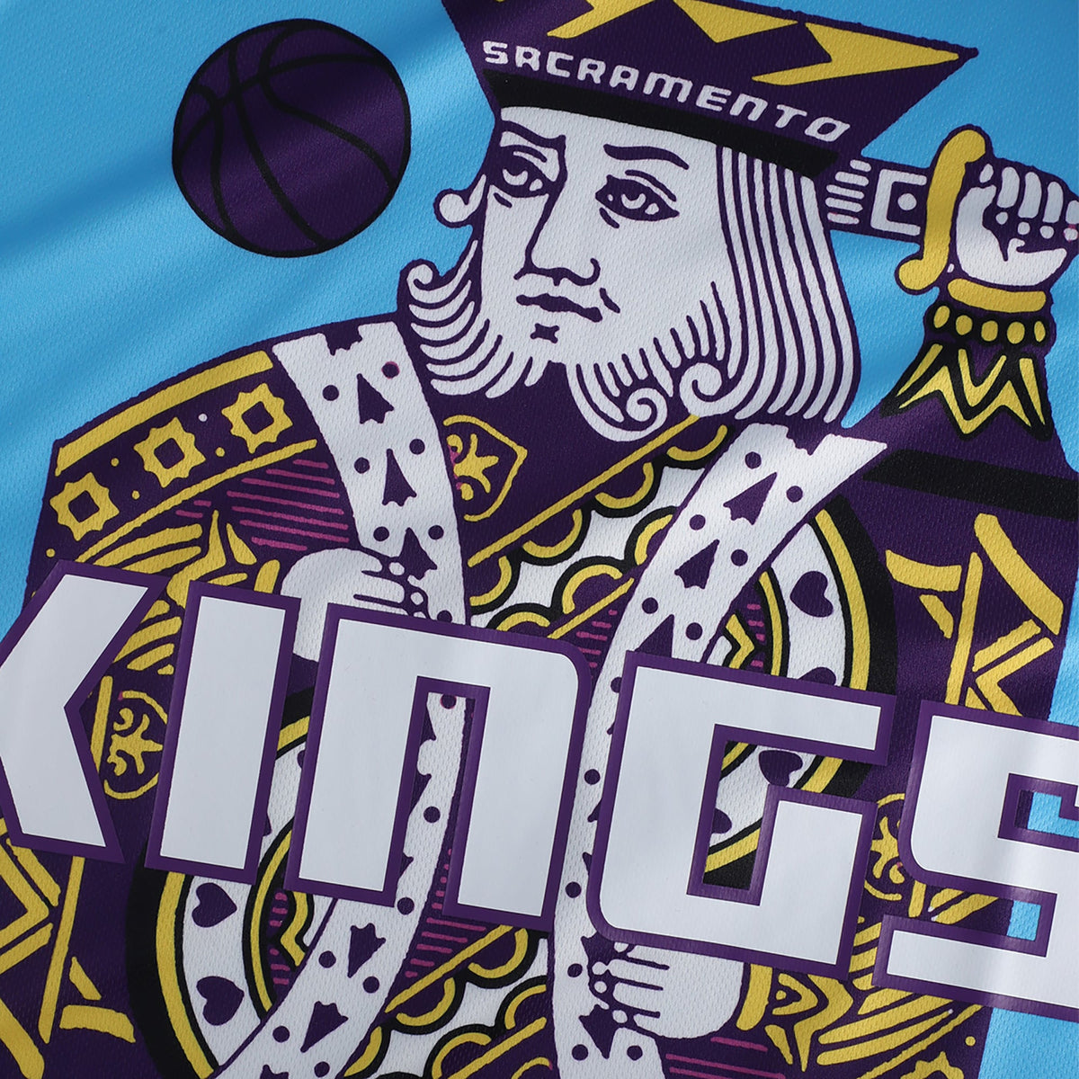 Unisex Sacramento Kings NBA & KidSuper Studios by Fanatics Blue Hometown Jersey product image 7, provided for visual