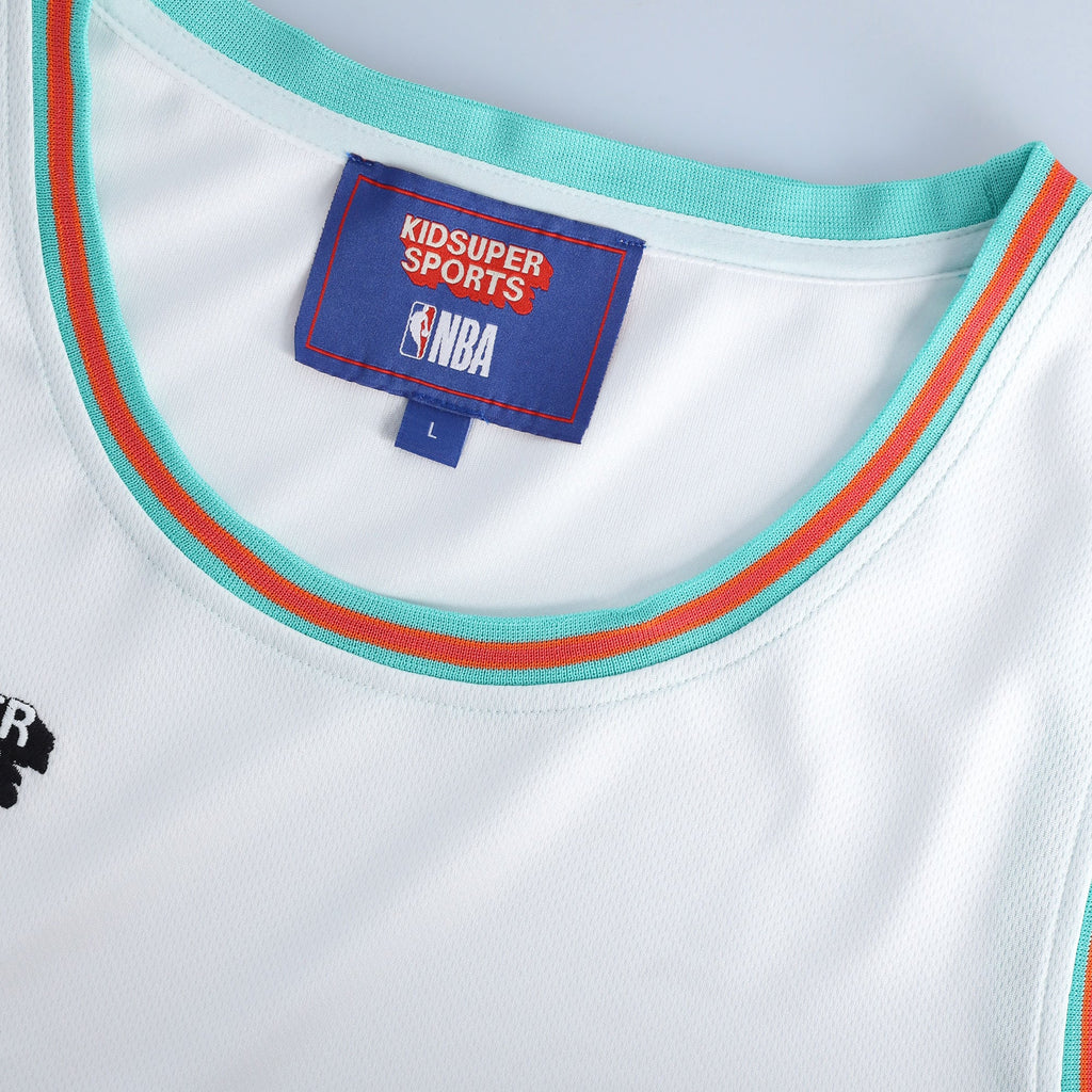 Unisex San Antonio Spurs NBA & KidSuper Studios by Fanatics White Hometown Jersey product image 6, provided for visual