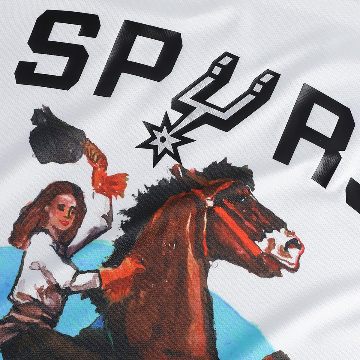Unisex San Antonio Spurs NBA & KidSuper Studios by Fanatics White Hometown Jersey product image 7, provided for visual