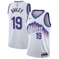 Unisex Utah Jazz Ace Bailey Nike White Swingman Jersey - Association Edition product image 1, provided for visual reference