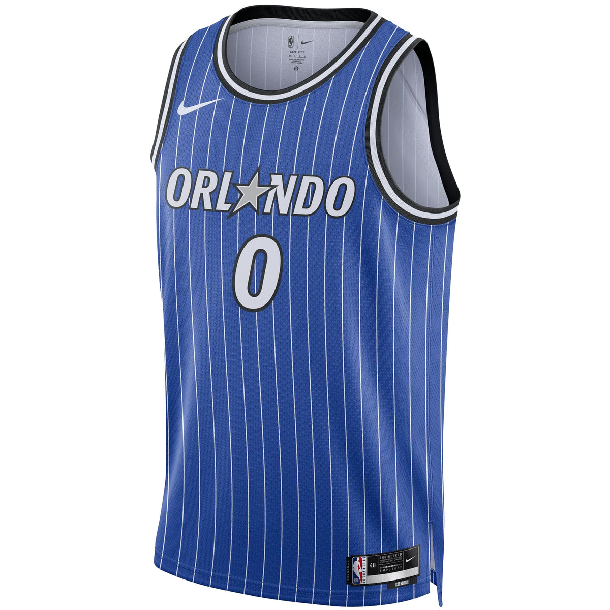 Unisex Orlando Magic Anthony Black Nike Blue Swingman Player Jersey - Icon Edition product image 3, provided for visual