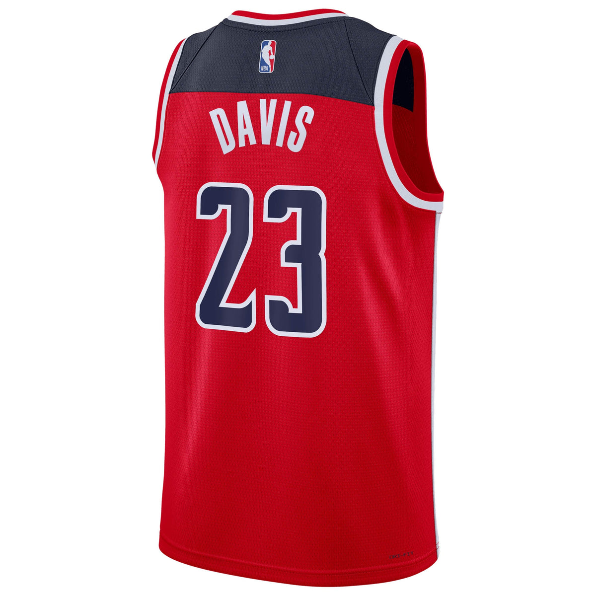 Unisex Washington Wizards Anthony Davis Nike Red Swingman Jersey - Icon Edition product image 4, provided for visual