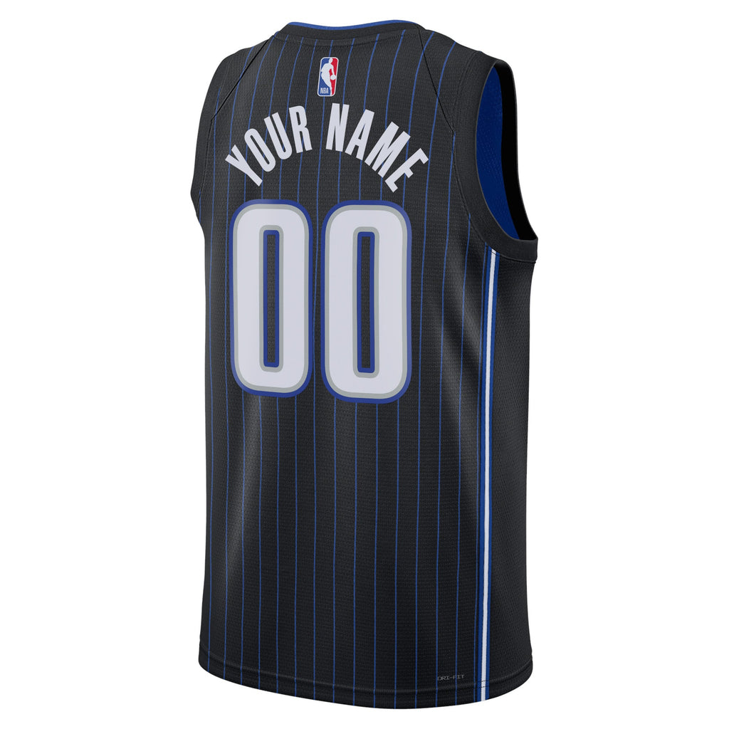 Unisex Orlando Magic Nike Black Swingman Custom Jersey - Icon Edition product image 4, provided for visual reference and