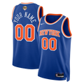 Unisex New York Knicks Nike Blue 2026 NBA Finals Patch Swingman Custom Jersey - Icon Edition product image 1, provided for