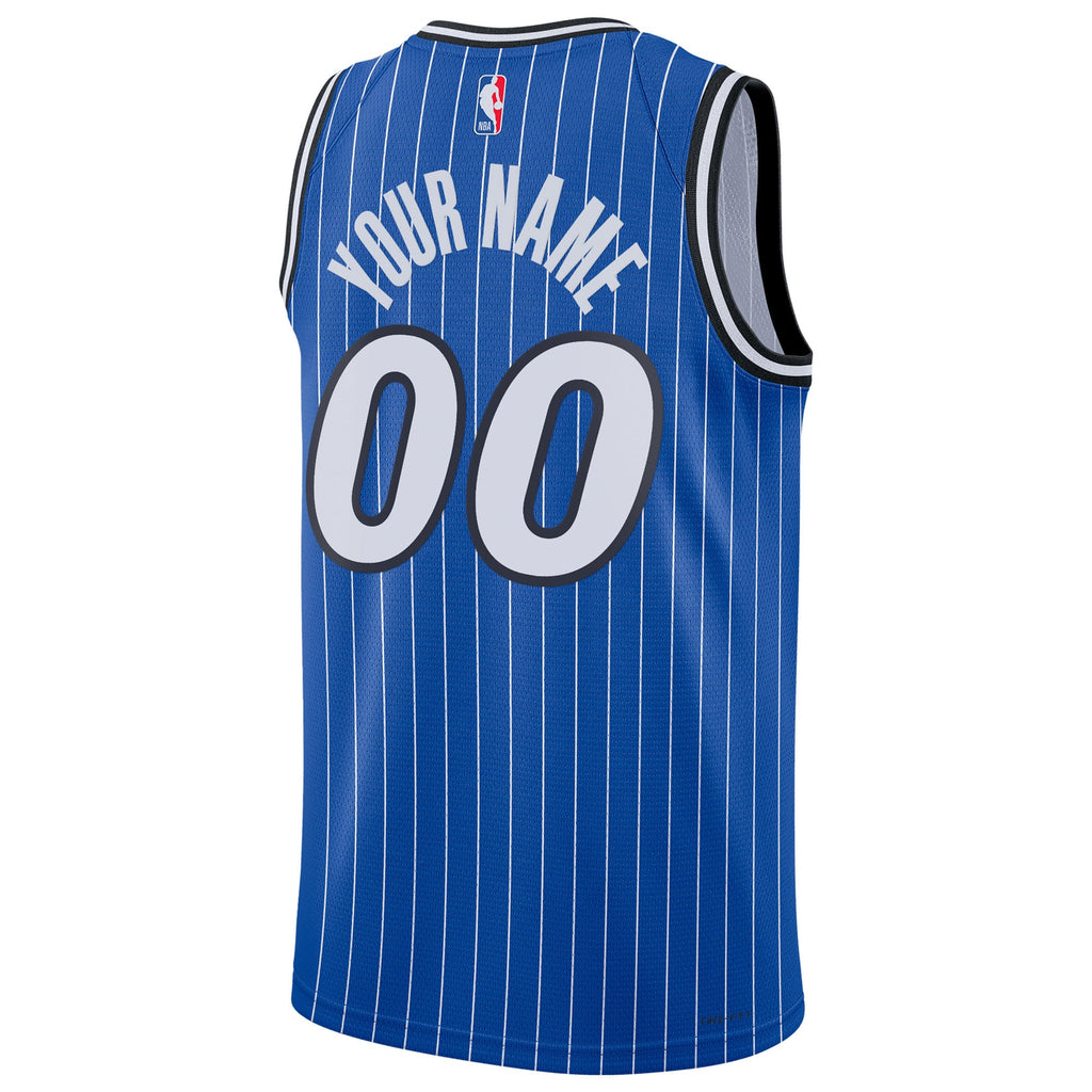 Unisex Orlando Magic Nike Blue Swingman Custom Jersey - Icon Edition product image 4, provided for visual reference and