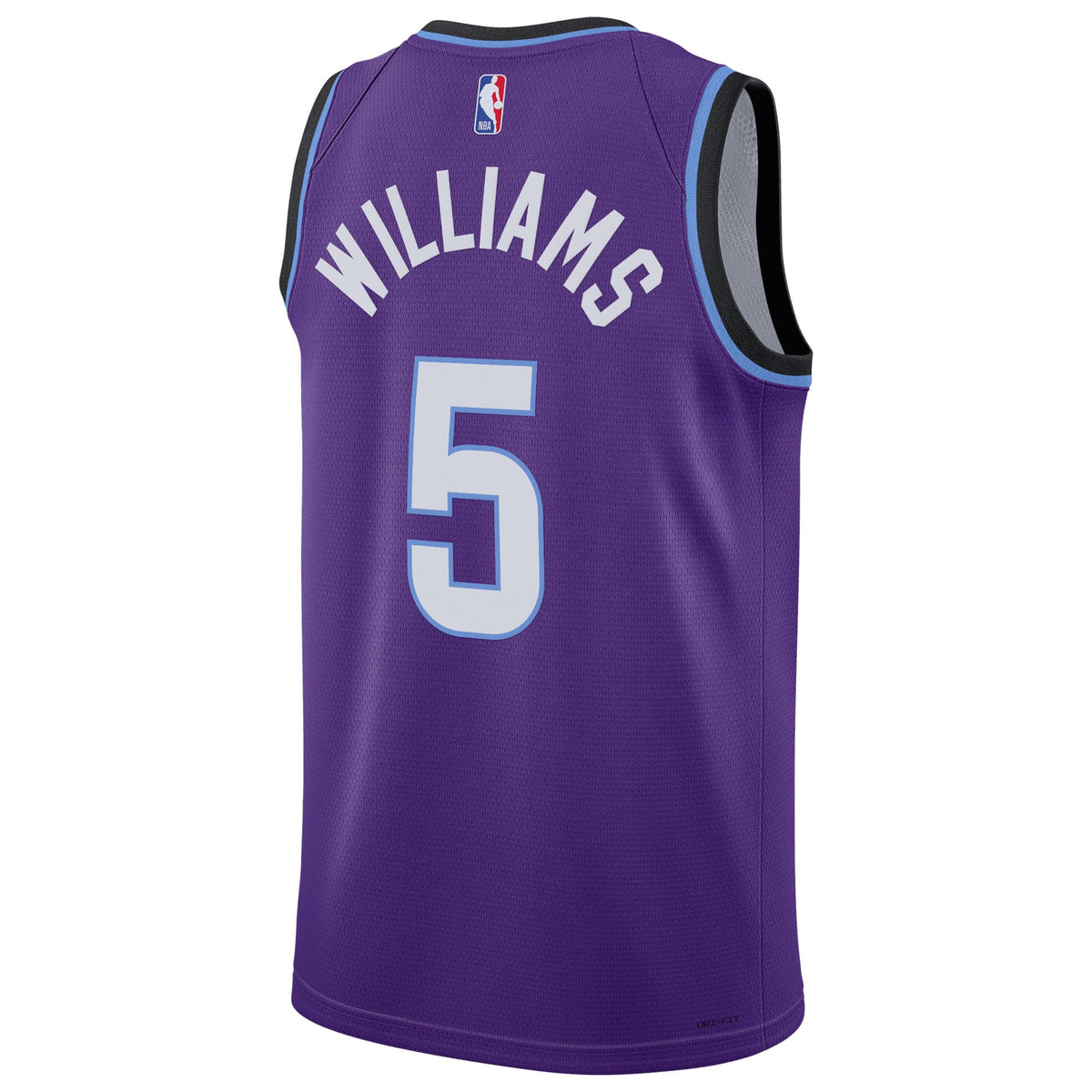Unisex Utah Jazz Cody Williams Nike Purple Swingman Jersey - Icon Edition product image 4, provided for visual reference and