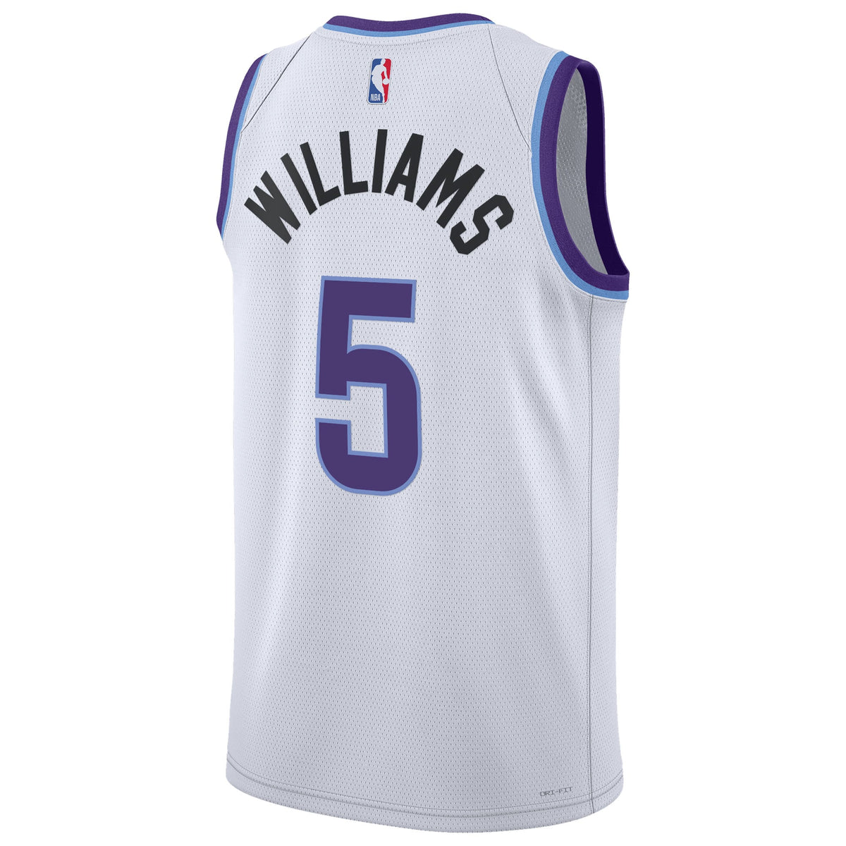 Unisex Utah Jazz Cody Williams Nike White Swingman Jersey - Association Edition product image 4, provided for visual