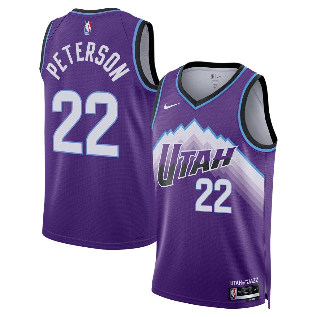 Unisex Utah Jazz Darryn Peterson Nike Purple 2026 NBA Draft Swingman Jersey - Icon Edition product image 2, provided for