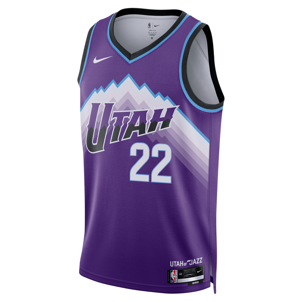 Unisex Utah Jazz Darryn Peterson Nike Purple 2026 NBA Draft Swingman Jersey - Icon Edition product image 3, provided for