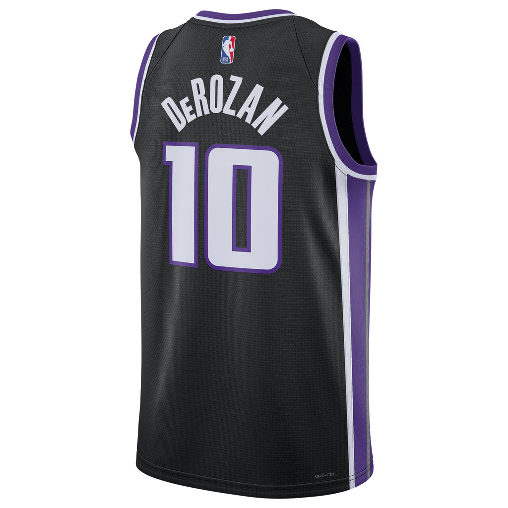 Unisex Sacramento Kings DeMar DeRozan Nike Black Swingman Player Jersey - Icon Edition product image 4, provided for visual