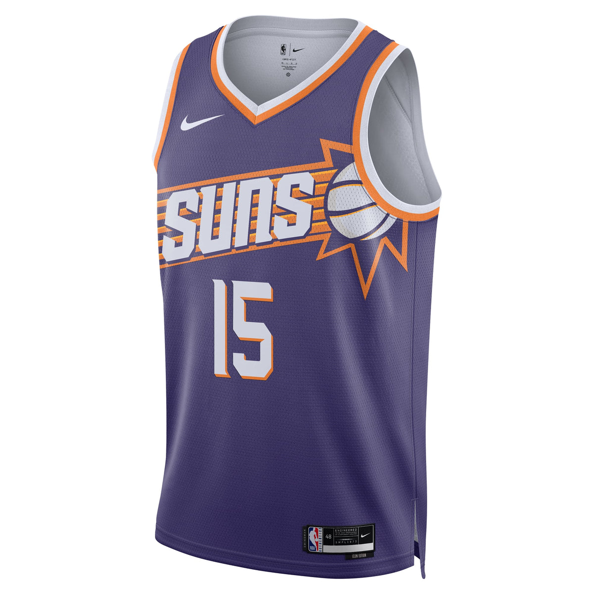 Unisex Phoenix Suns Devin Booker Nike Purple Swingman Player Jersey - Icon Edition product image 3, provided for visual