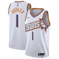 Unisex Phoenix Suns Devin Booker Nike White Swingman Jersey - Association Edition product image 1, provided for visual