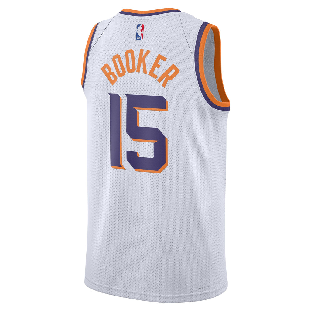 Unisex Phoenix Suns Devin Booker Nike White Swingman Player Jersey - Association Edition product image 4, provided for