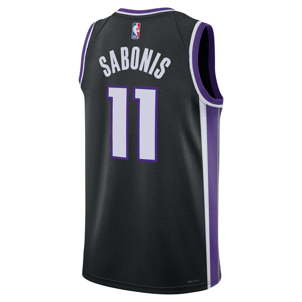 Unisex Sacramento Kings Domantas Sabonis Nike Black Swingman Player Jersey - Icon Edition product image 4, provided for