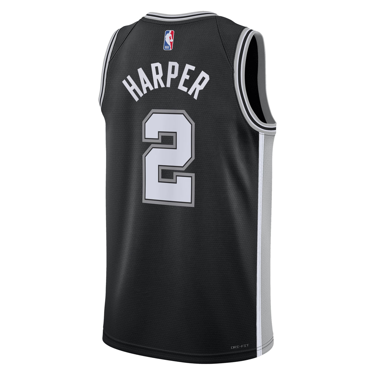 Unisex San Antonio Spurs Dylan Harper Nike Black 2025 NBA Draft First Round Pick Swingman Jersey - Icon Edition product