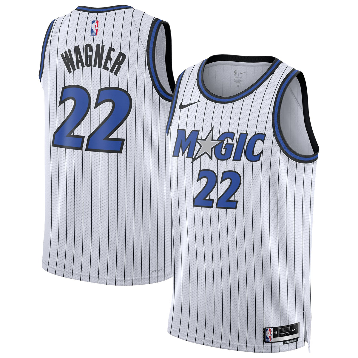 Unisex Orlando Magic Franz Wagner Nike White Swingman Player Jersey - Association Edition product image 2, provided for