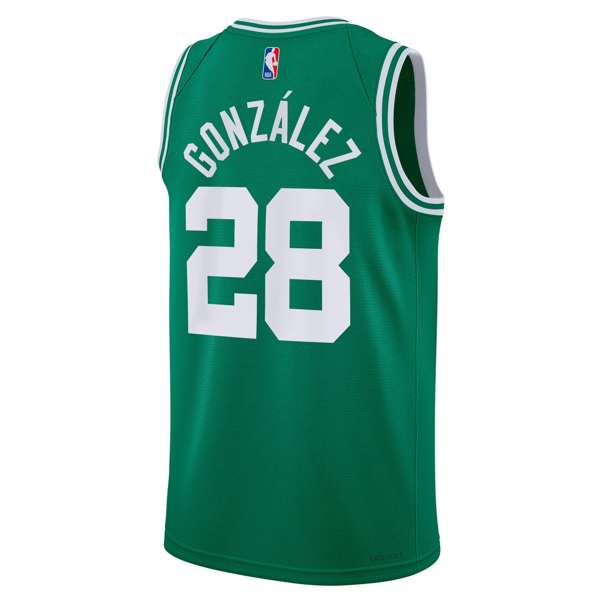 Unisex Boston Celtics Hugo González Nike Kelly Green Swingman Jersey - Icon Edition product image 4, provided for visual