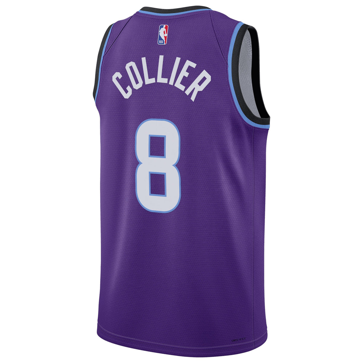 Unisex Utah Jazz Isaiah Collier Nike Purple Swingman Jersey - Icon Edition product image 4, provided for visual reference