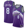 Unisex Utah Jazz Isaiah Collier Nike Purple Swingman Jersey - Icon Edition product image 1, provided for visual reference
