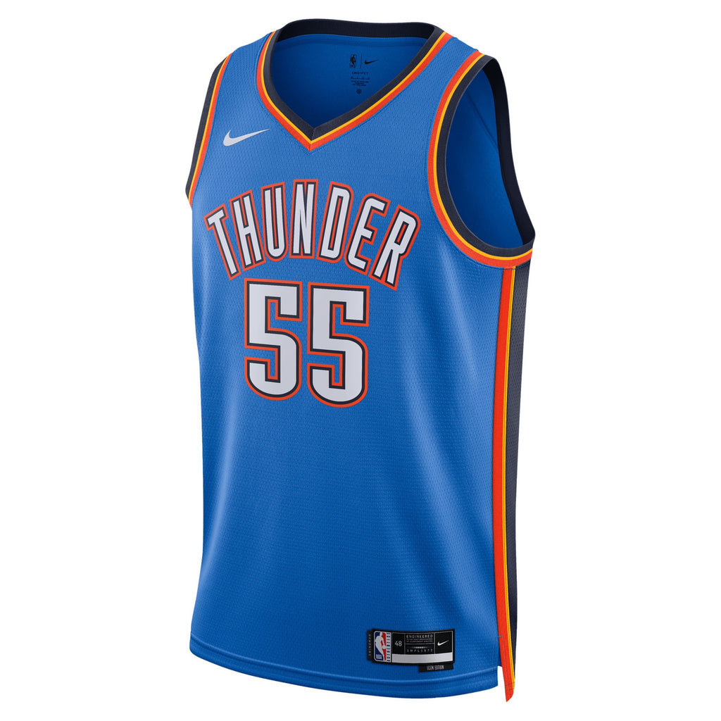 Unisex Oklahoma City Thunder Isaiah Hartenstein Nike Blue Swingman Jersey - Icon Edition product image 3, provided for
