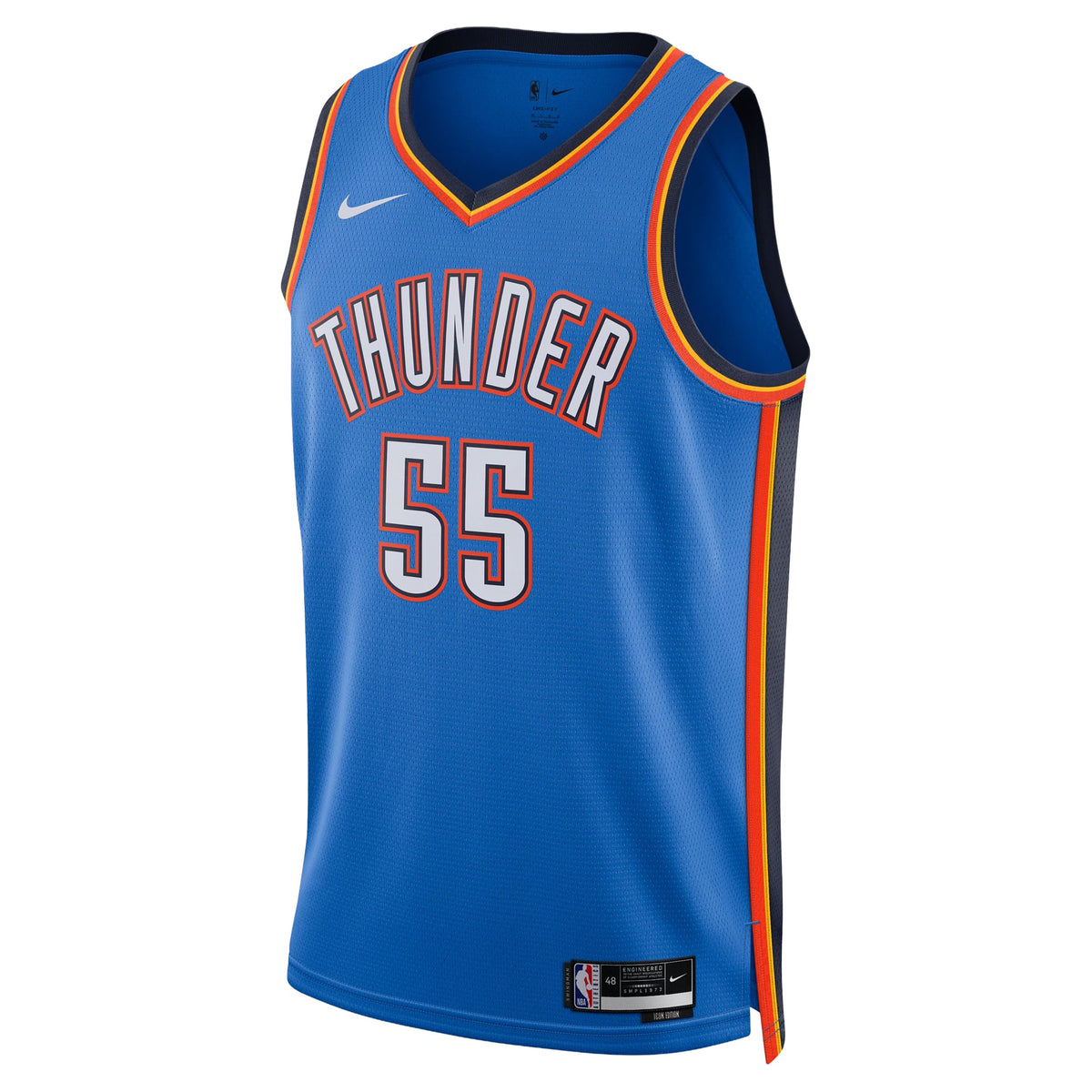 Unisex Oklahoma City Thunder Isaiah Hartenstein Nike Blue Swingman Jersey - Icon Edition product image 3, provided for