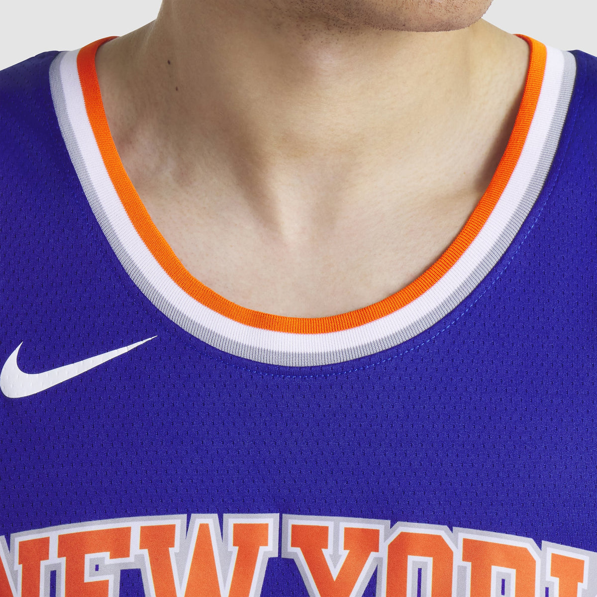 Unisex New York Knicks Jalen Brunson Nike Blue Swingman Jersey - Icon Edition product image 8, provided for visual reference