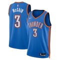Unisex Oklahoma City Thunder Jared McCain Nike Blue Swingman Jersey - Icon Edition product image 1, provided for visual